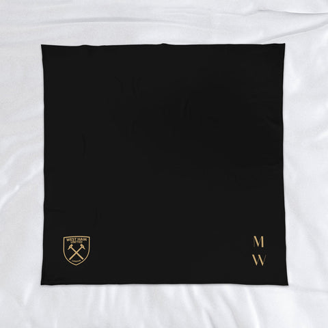 West Ham United FC Initials Fleece Blanket