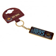 West Ham United FC Keyring EST  - Official Merchandise Gifts
