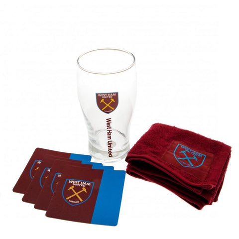 West Ham United FC Mini Bar Set  - Official Merchandise Gifts
