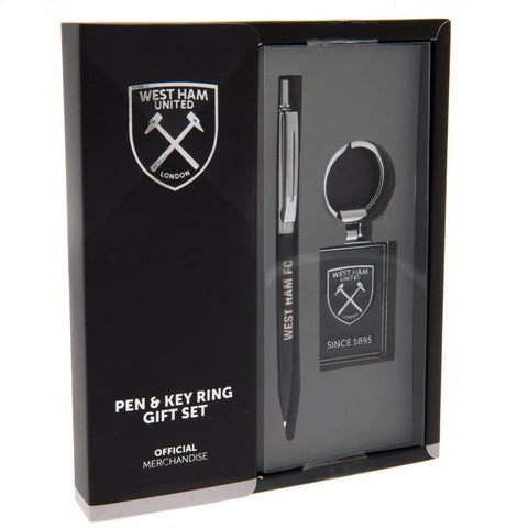 West Ham United FC Pen & Keyring Set  - Official Merchandise Gifts