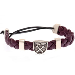 West Ham United FC PU Slider Bracelet  - Official Merchandise Gifts