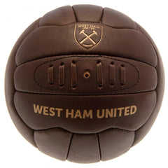 West Ham United FC Retro Heritage Football  - Official Merchandise Gifts