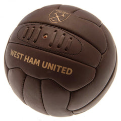 West Ham United FC Retro Heritage Football  - Official Merchandise Gifts