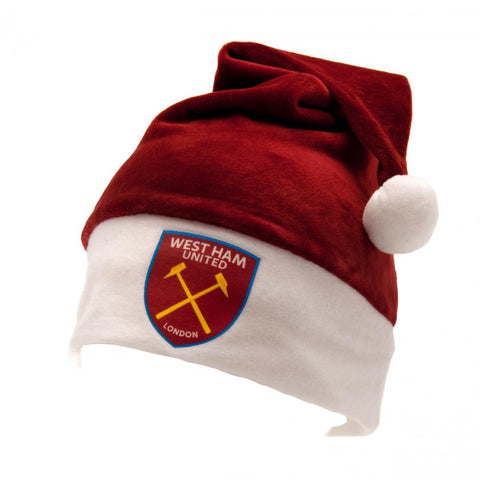 West Ham United FC Santa Hat  - Official Merchandise Gifts