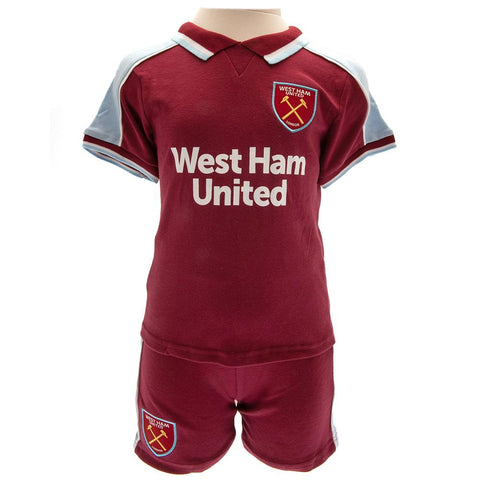 West Ham United FC Shirt & Short Set 3-6 Mths CS  - Official Merchandise Gifts