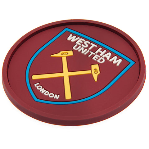 West Ham United FC Silicone Coaster  - Official Merchandise Gifts