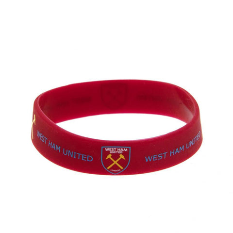 West Ham United FC Silicone Wristband  - Official Merchandise Gifts