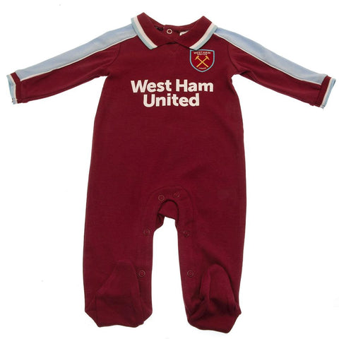 West Ham United FC Sleepsuit 12-18 Mths CS  - Official Merchandise Gifts