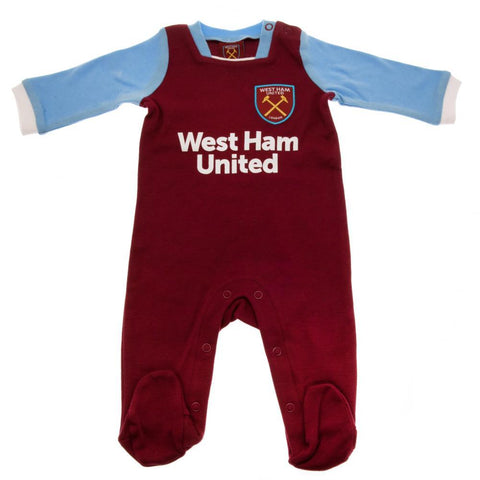 West Ham United FC Sleepsuit 9/12 mths  - Official Merchandise Gifts