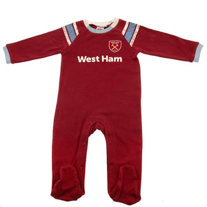 West Ham United FC Sleepsuit 9-12 Mths ST