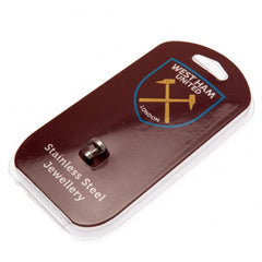 West Ham United FC Stainless Steel Stud Earring  - Official Merchandise Gifts
