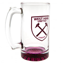 West Ham United FC Stein Glass Tankard CC  - Official Merchandise Gifts