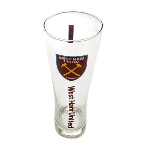 West Ham United FC Tall Beer Glass  - Official Merchandise Gifts