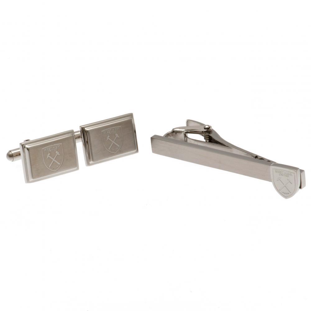 West Ham United FC Tie Slide & Cufflink Set  - Official Merchandise Gifts