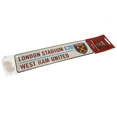 West Ham United FC Window Sign  - Official Merchandise Gifts