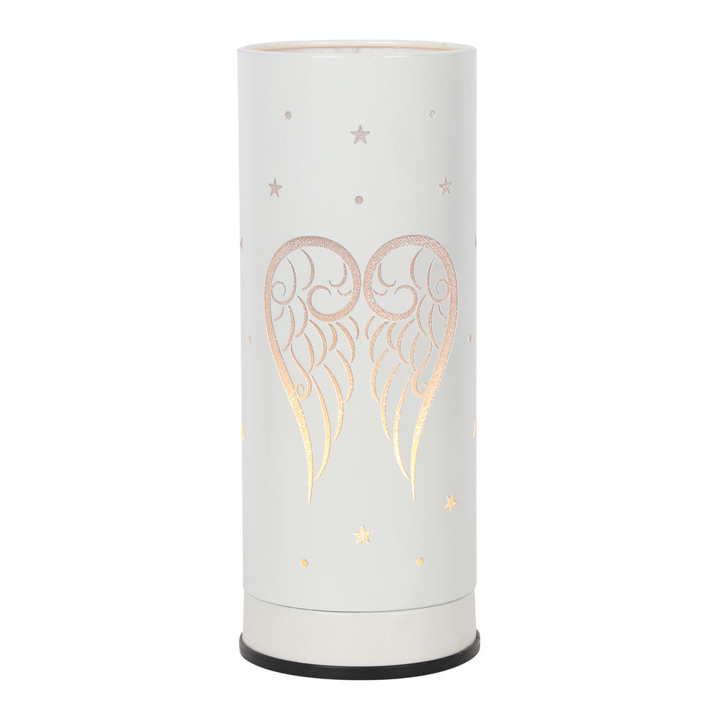 White Angel Wings Aroma Touch Lamp