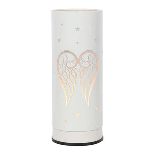 White Angel Wings Aroma Touch Lamp