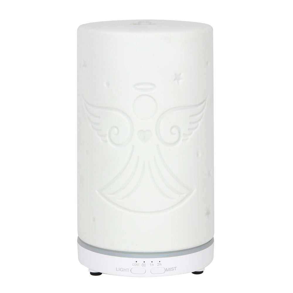 White Ceramic Guardian Angel Electric Aroma Diffuser