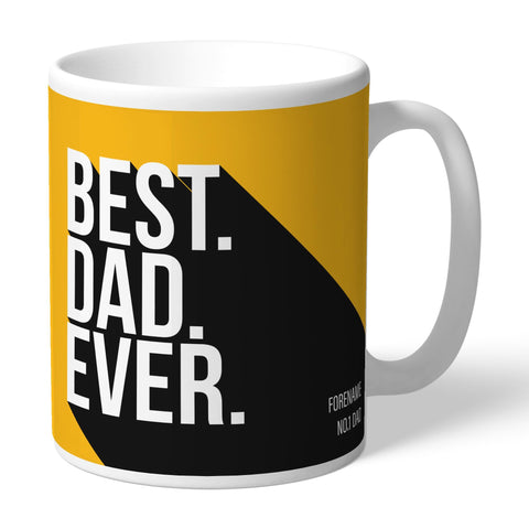 Personalised Wolverhampton Wanderers Best Dad Ever Mug