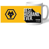 Personalised Wolverhampton Wanderers Best Husband Ever Mug