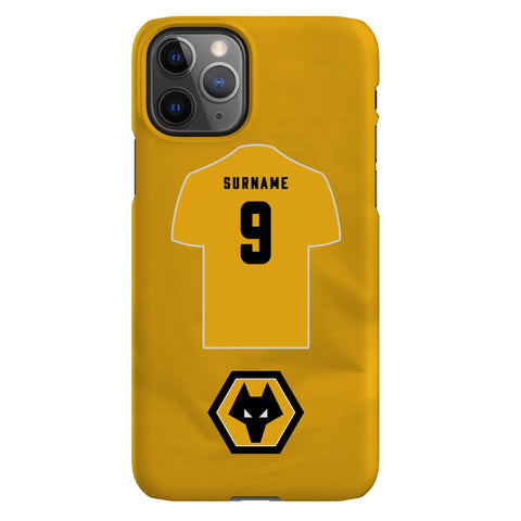 Wolverhampton Wanderers FC Personalised iPhone 11 Pro Snap Case