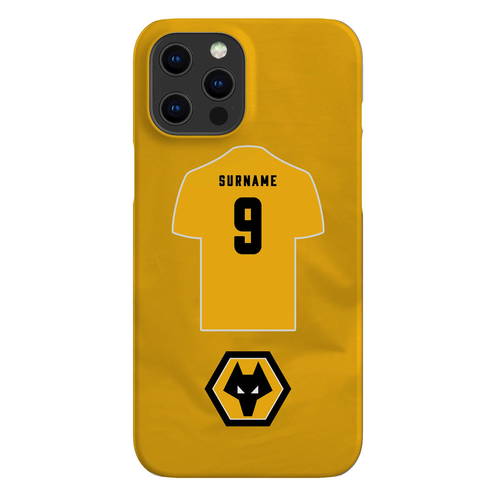 Wolverhampton Wanderers FC Personalised iPhone 12 Pro Max Snap Case