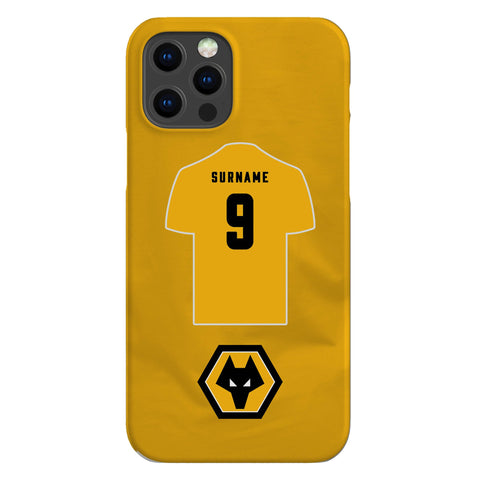 Wolverhampton Wanderers FC Personalised iPhone 12 Pro Snap Case