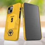 Wolverhampton Wanderers FC Personalised iPhone 13 Mini Snap Case