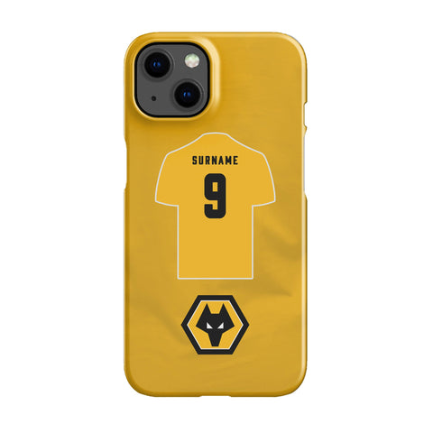 Wolverhampton Wanderers FC Personalised iPhone 13 Snap Case