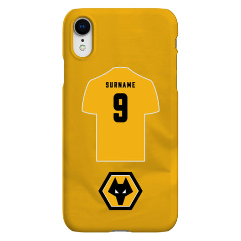 Wolverhampton Wanderers FC Personalised iPhone XR Snap Case