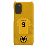 Wolverhampton Wonderers FC Personalised Samsung Galaxy S20 Plus Snap Case