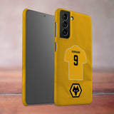 Wolverhampton Wonderers FC Personalised Samsung Galaxy S21 Plus Snap Case