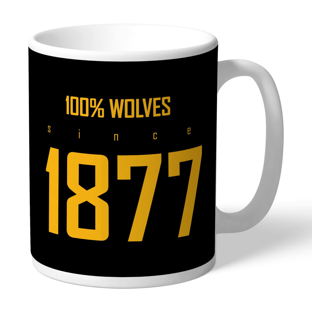 Personalised Wolves 100 Percent Mug