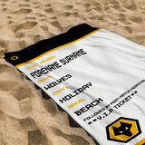 Wolves Beach Towel (Personalised Fans Ticket Design)