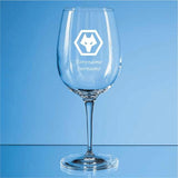 Personalised Wolves  Wine Glass
